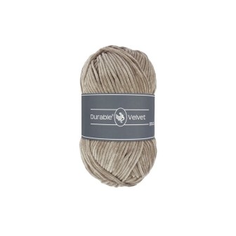 Knitting yarn Durable Velvet 343 Warm Taupe