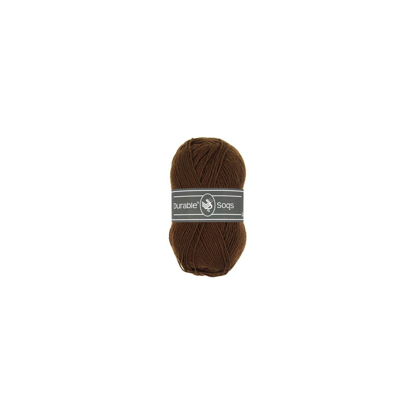 Knitting yarn Durable Soqs 406 Chestnut