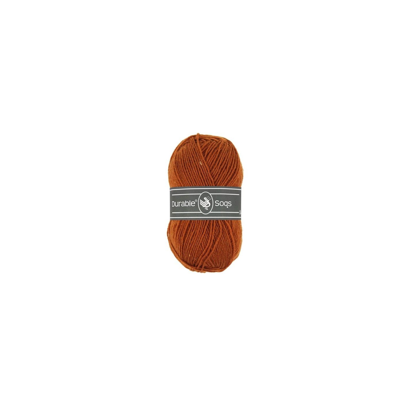 Knitting yarn Durable Soqs 417 Bombay brown