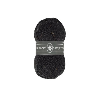 Knitting yarn Durable Soqs Tweed 412 Phantom