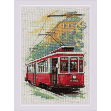 Stickset Alte Straßenbahn