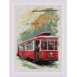 Kit de broderie Vieux tram Kit de broderie Vieux tram