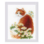 Embroidery kit Ginger Meow Embroidery kit Ginger Meow