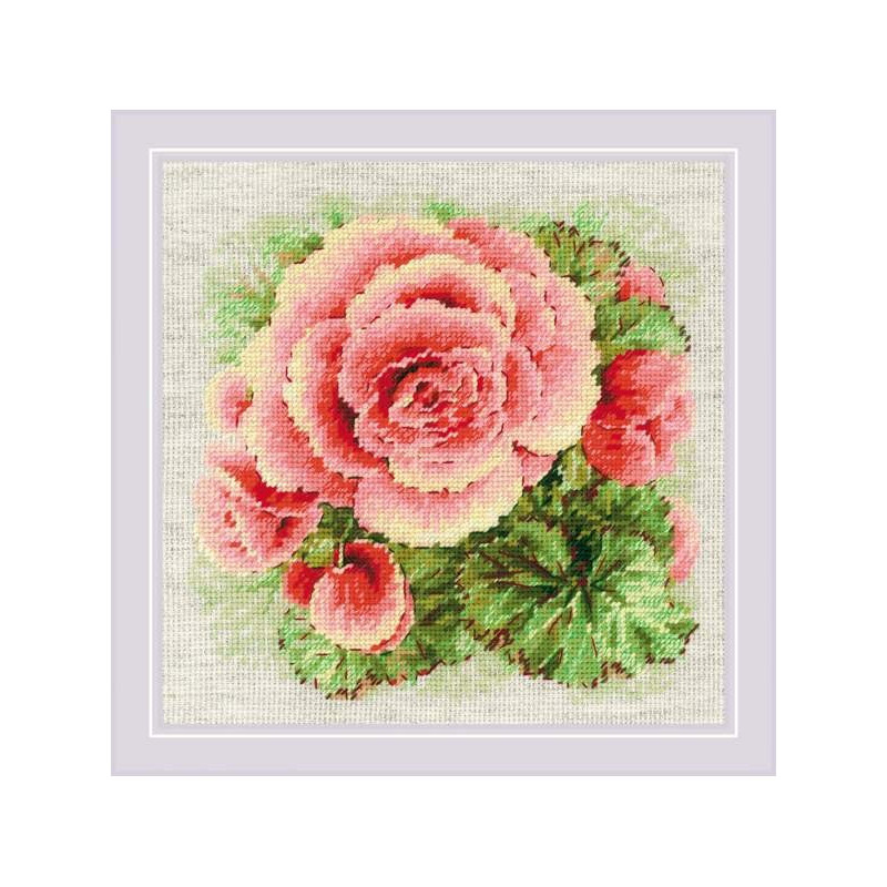 Borduurpakket Begonia
