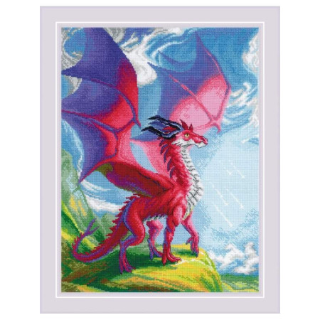 Borduurpakket Your mighty dragon