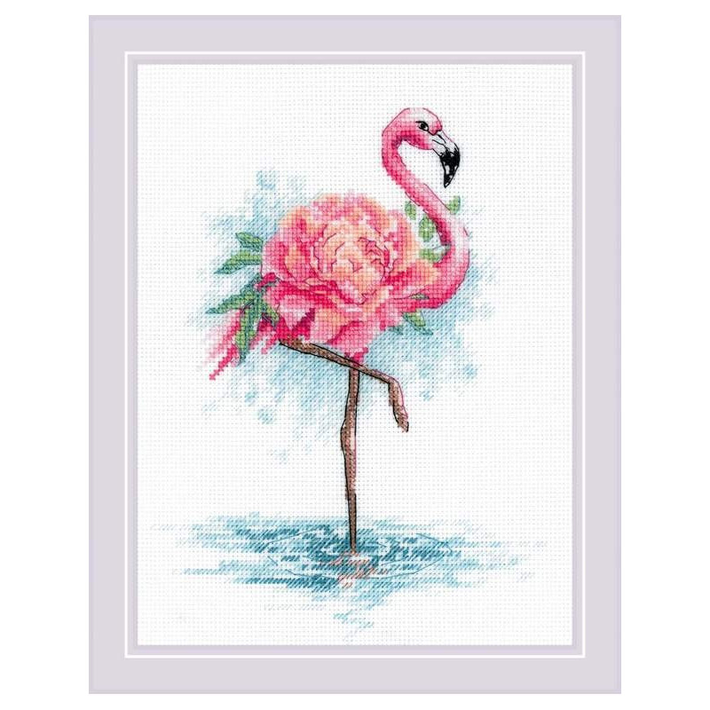 Stickset Blooming Flamingo Stickset Blooming Flamingo