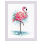 Stickset Blooming Flamingo Stickset Blooming Flamingo
