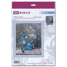 Riolis Borduurpakket Lenteboeket naar Renoir