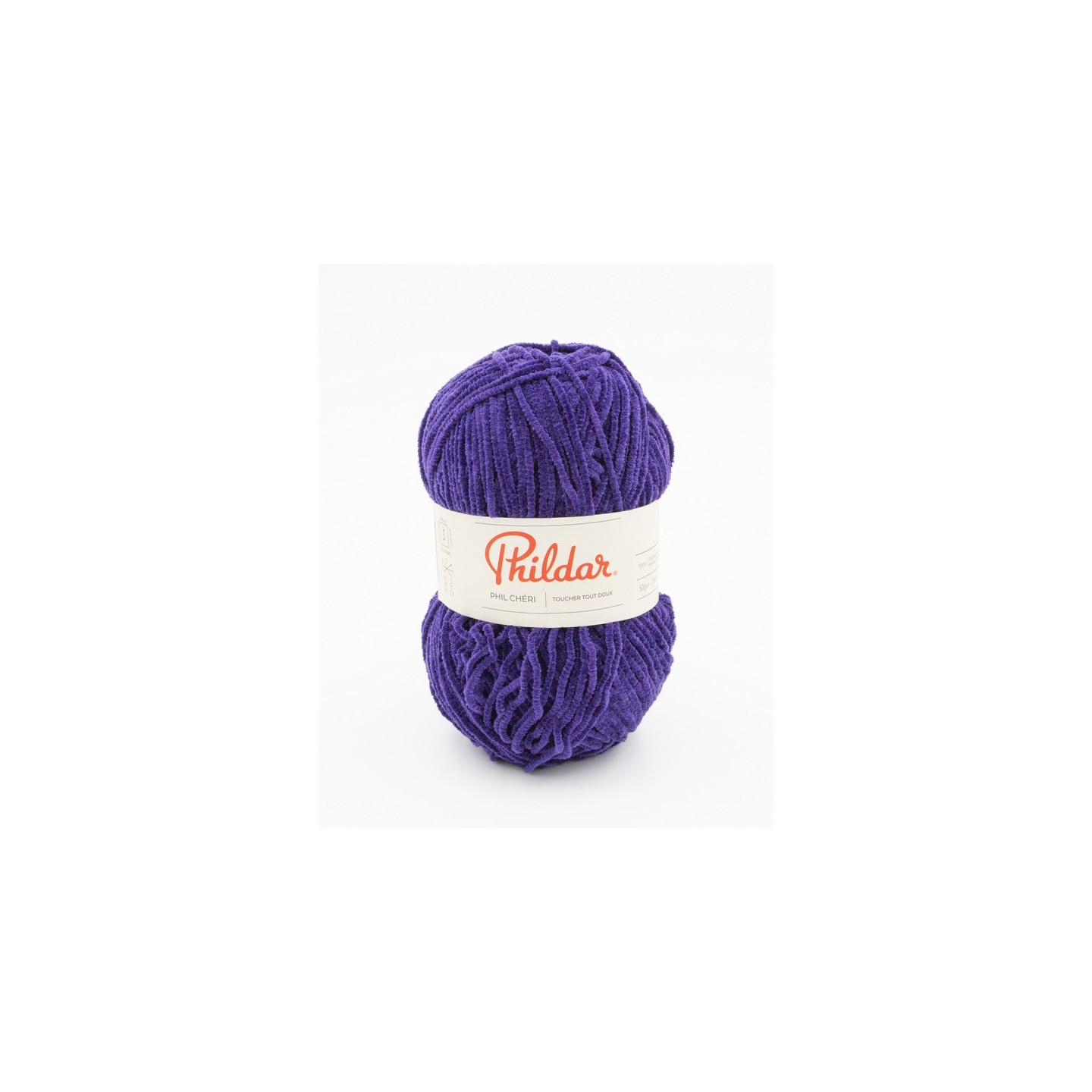 Knitting yarn Phildar Phil Chéri Ultraviolet