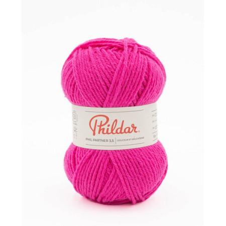 Breiwol Phildar  Phil Partner 3,5 Fuchsia