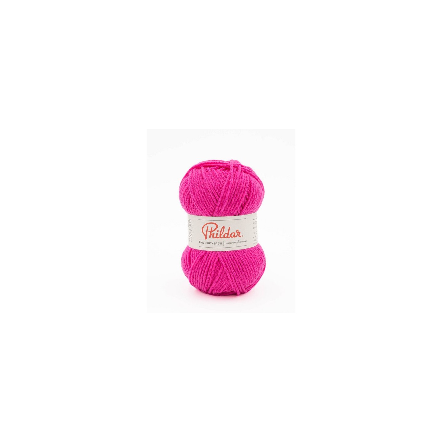 Knitting yarn Phildar Phil Partner 3,5 Fuchsia