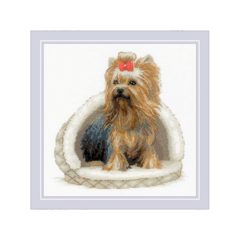 Kit de broderie Yorkshire Terrier Kit de broderie Yorkshire Terrier