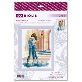 Kit de broderie Histoire d'amour. Passion