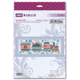 Embroidery kit Holiday Train