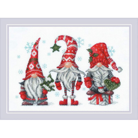 Embroidery kit Gnomes