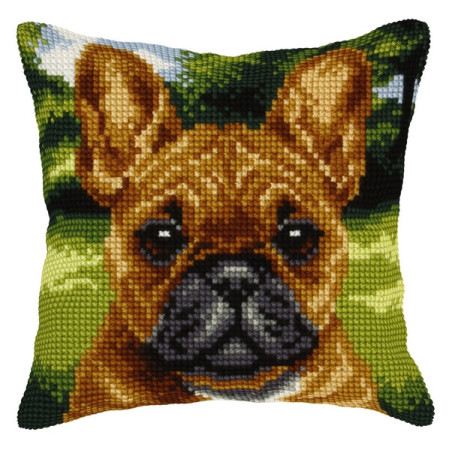 Orchidea Coussin à broder Chien 2