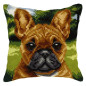 Kit coussin au point croix Chien 2
