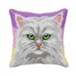 Kreuzstichkissen Katze 4
