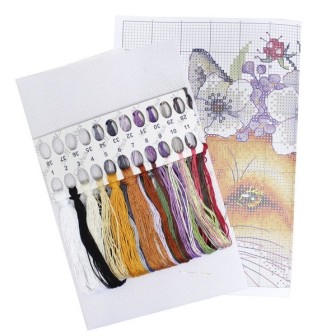 Aquarelle Embroidery kit Fox