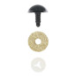 Cat eye 18 mm gold glitter