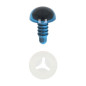 Tieraugen 8 mm Blau
