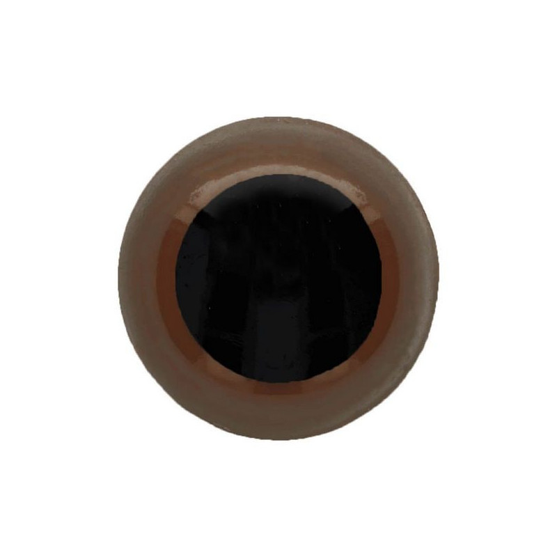 Animal eye 10 mm brown