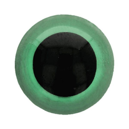  Oeil amigurumi 10 mm vert pour les amigurumi et les peluches