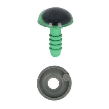 Tieraugen 10 mm Grün