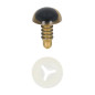 Tieraugen 12 mm Gold