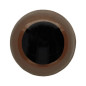 Animal eye 15 mm brown