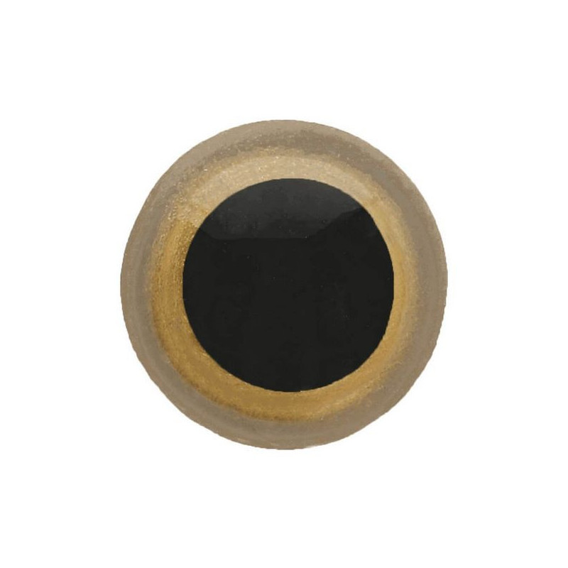 Dierenoog 15 mm goud