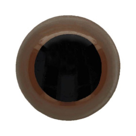  Oeil amigurumi 18 mm brun pour les amigurumi et les peluches