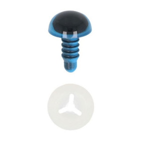 Dierenoog 18 mm blauw