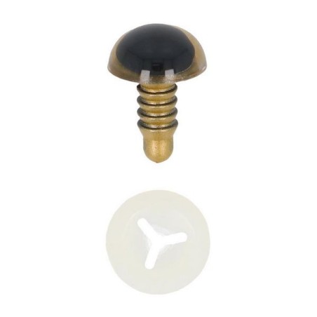 Dierenoog 20 mm goud