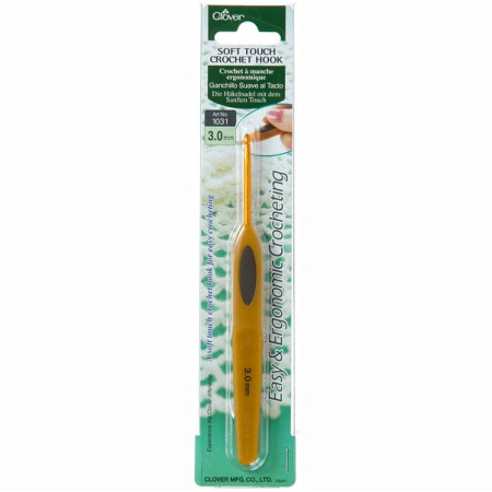 Clover Häkelnadel Soft Touch 3 mm