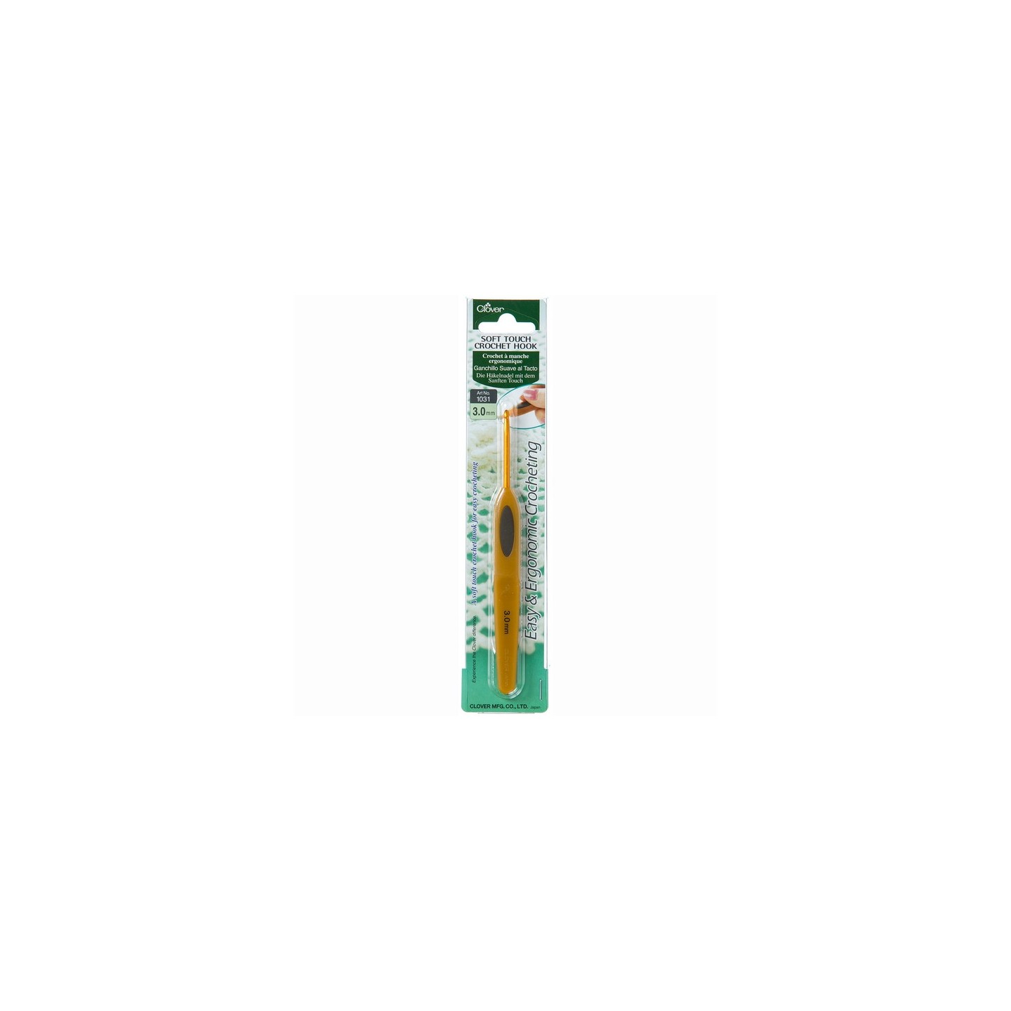 Clover Crochet hook soft touch 3 mm