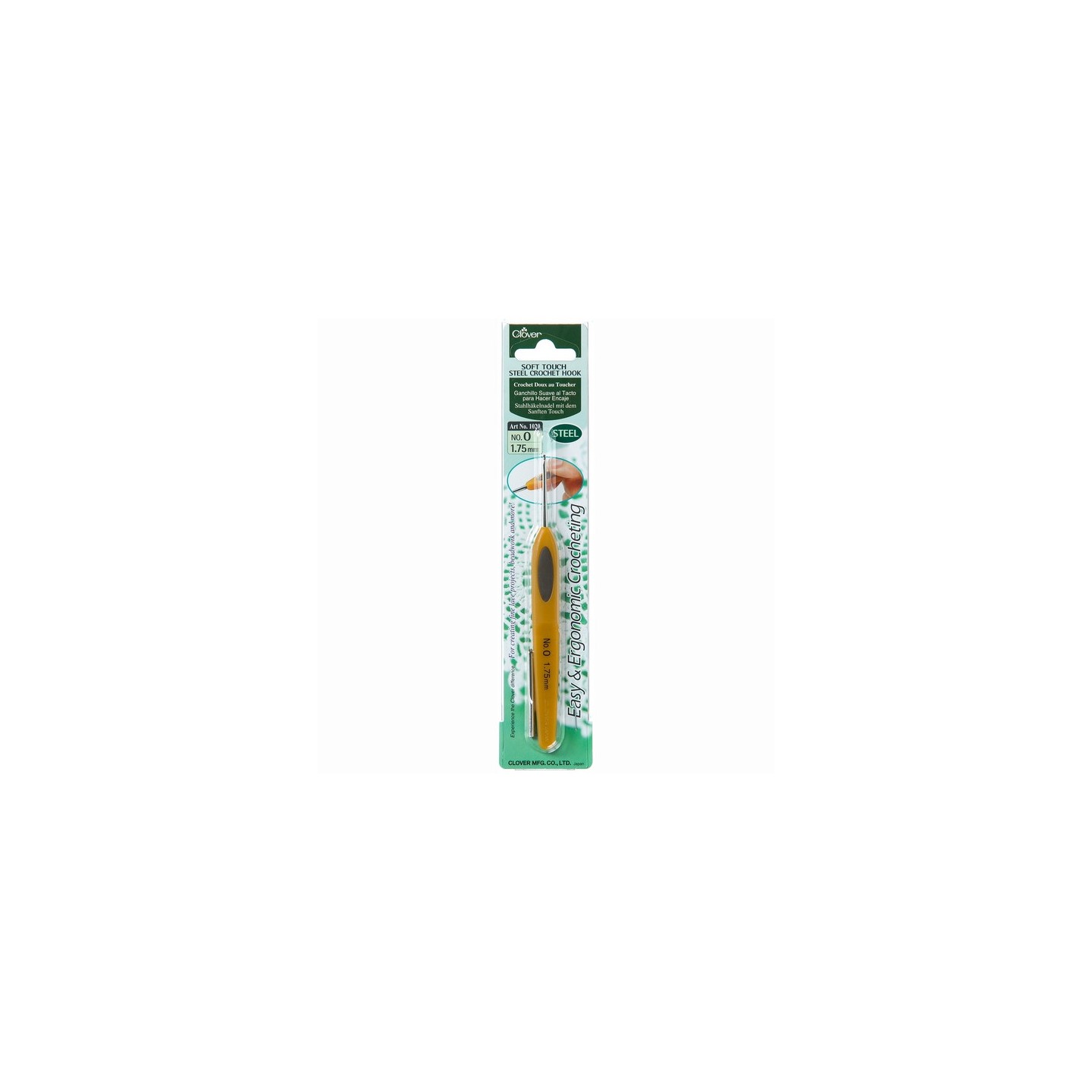 Clover Crochet hook soft touch 1,75 mm