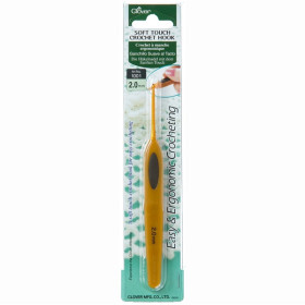Clover Haaknaald soft touch 2 mm