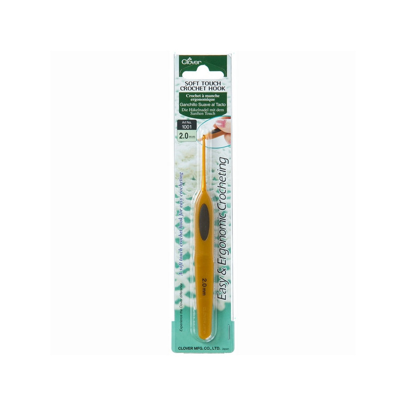 Clover Crochet hook soft touch 2 mm