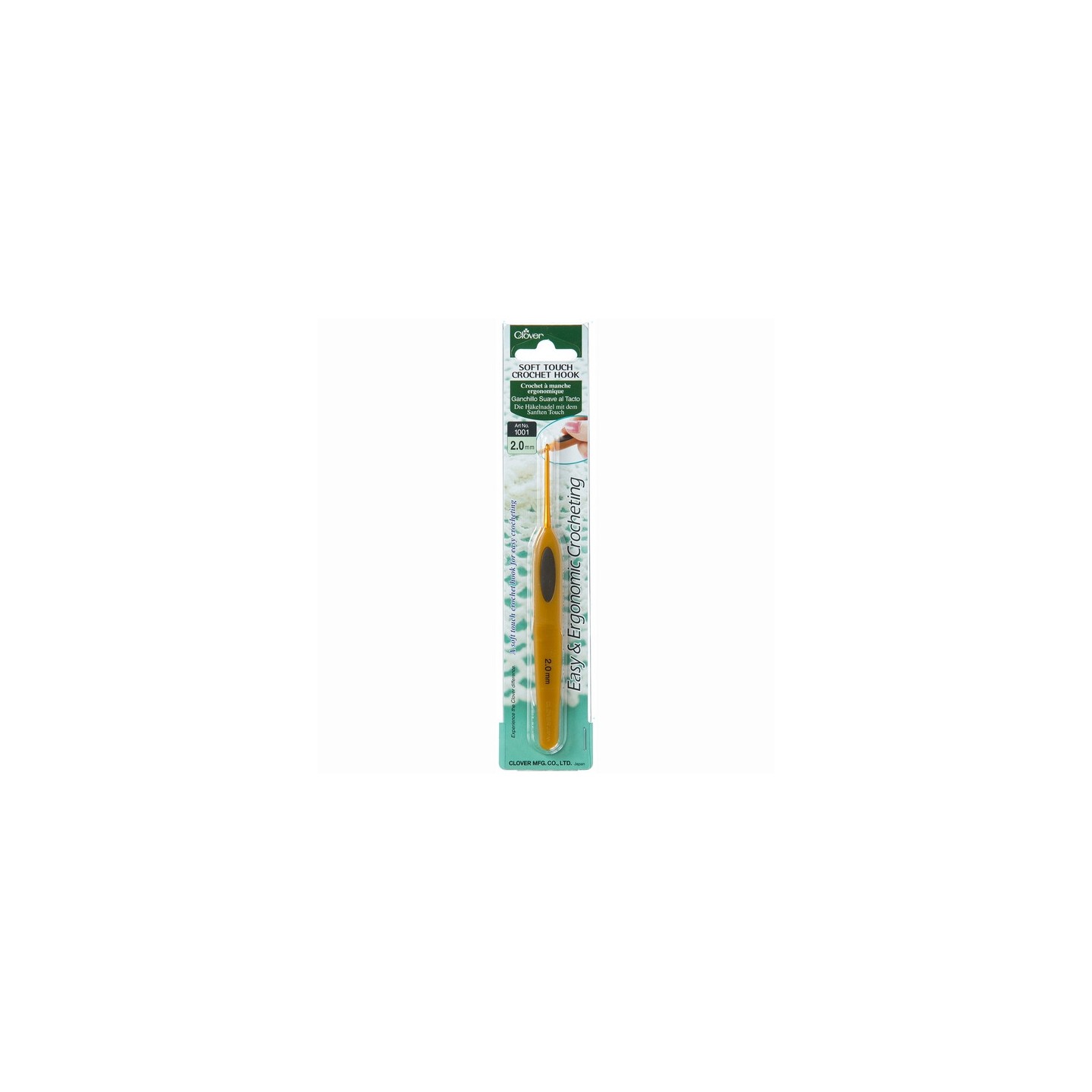 Clover Crochet hook soft touch 2 mm