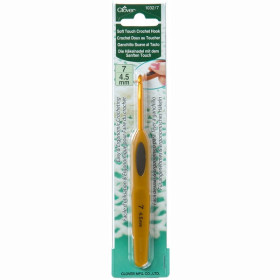 Clover Crochet hook soft touch 4,5 mm