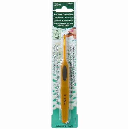 Clover Haaknaald soft touch 4,5 mm