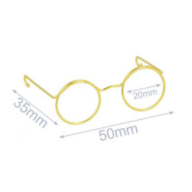 Lunettes Pour Amigurumis 5 cm noir