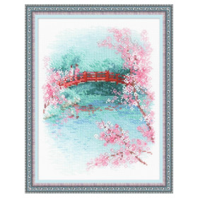 Riolis Stickset Sakura – Orientalische Kreuzstichkunst