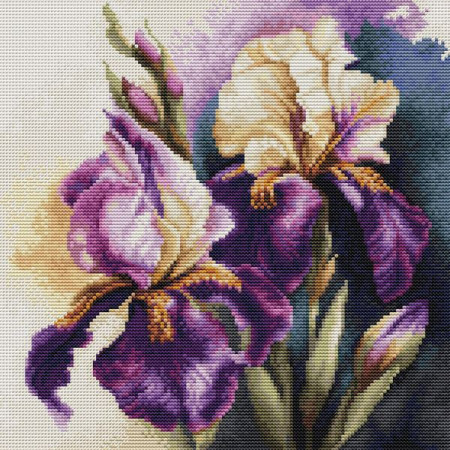 Luca-S Embroidery kit Iris Burgemeister