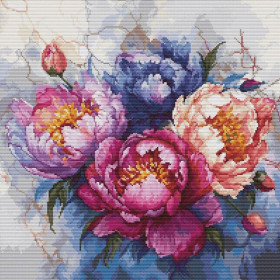 Luca-S Embroidery kit King of flowers