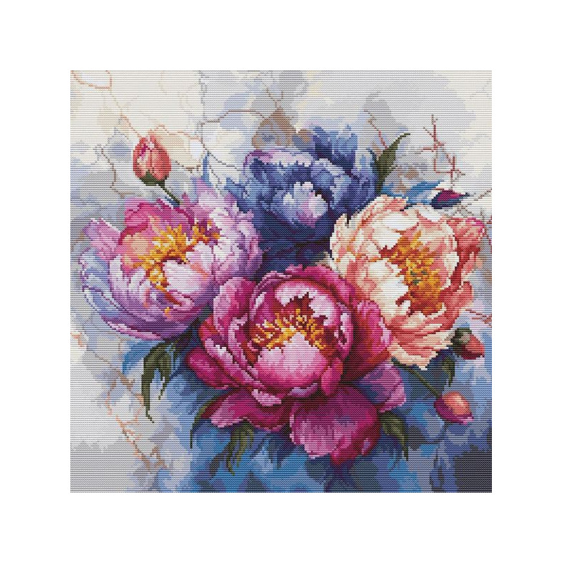 Embroidery kit King of flowers Embroidery kit King of flowers