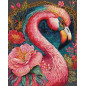 Borduurpakket Flamingo Fantastico Borduurpakket Flamingo Fantastico