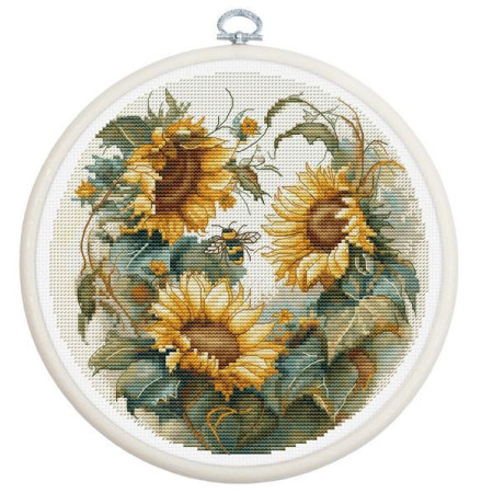 Embroidery kit Sunflowers 3