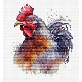 Embroidery kit Cock